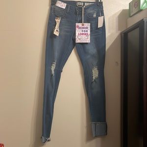 Indigo rein ankle length